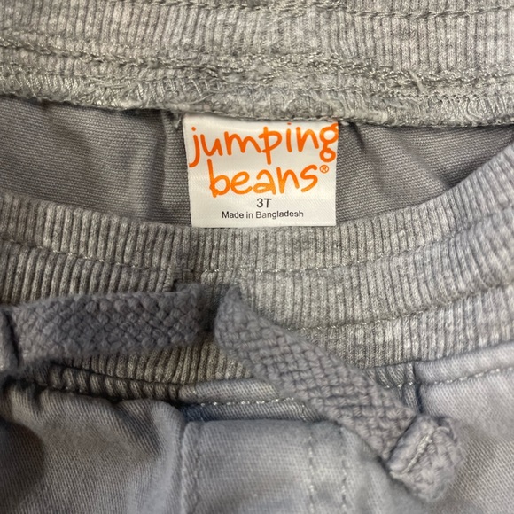 Boy’s Jumping Beans Gray Drawstring Chino Shorts With Comfort Waistband - 3T - Picture 3 of 3